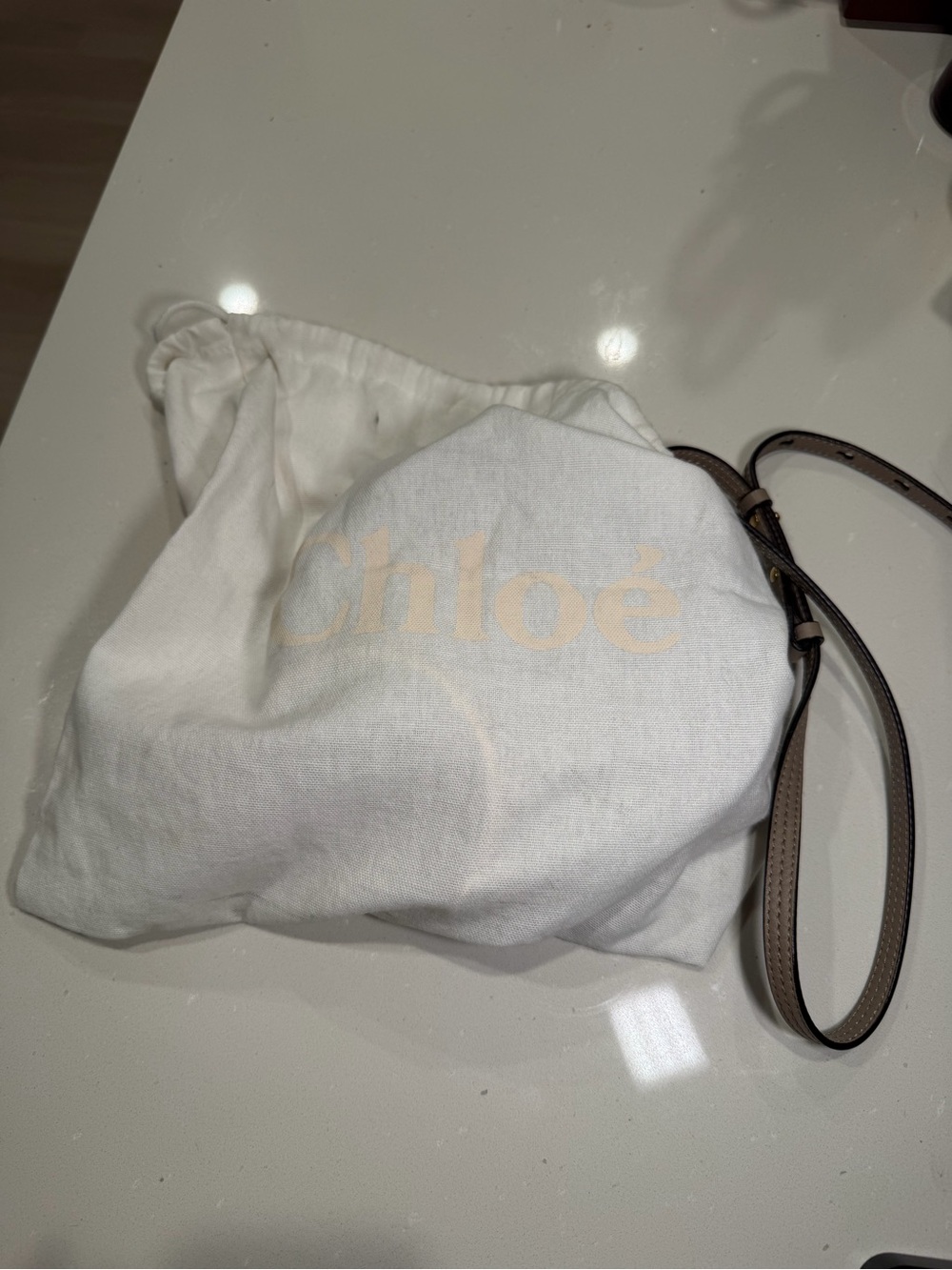 Chloé Nile Small Bracelet Bag in Motty Grey / Taupe - Picture 12 of 12